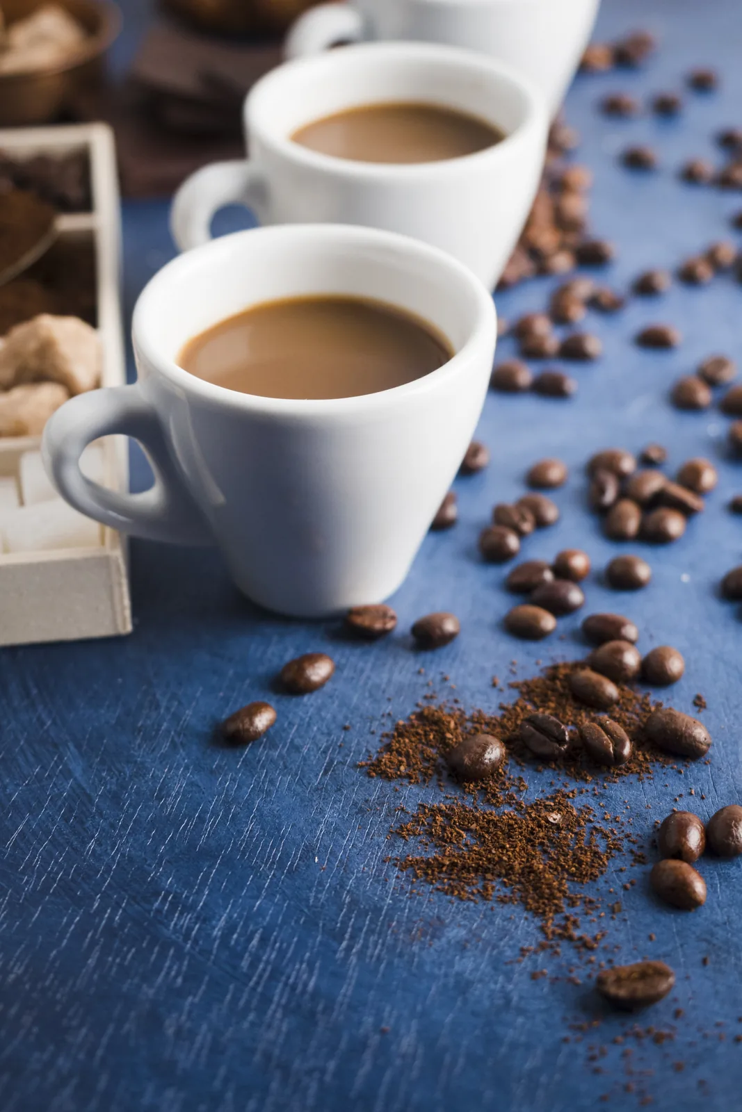 Island robusta medium roast brewed at the warehouse