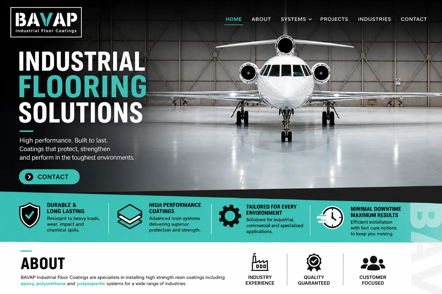 BAVAP - Industrial coatings website