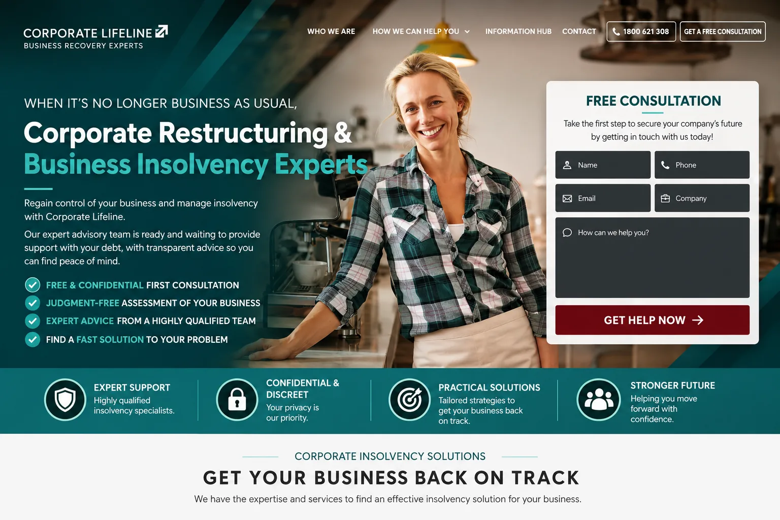 Corporate Lifeline - Insolvency website