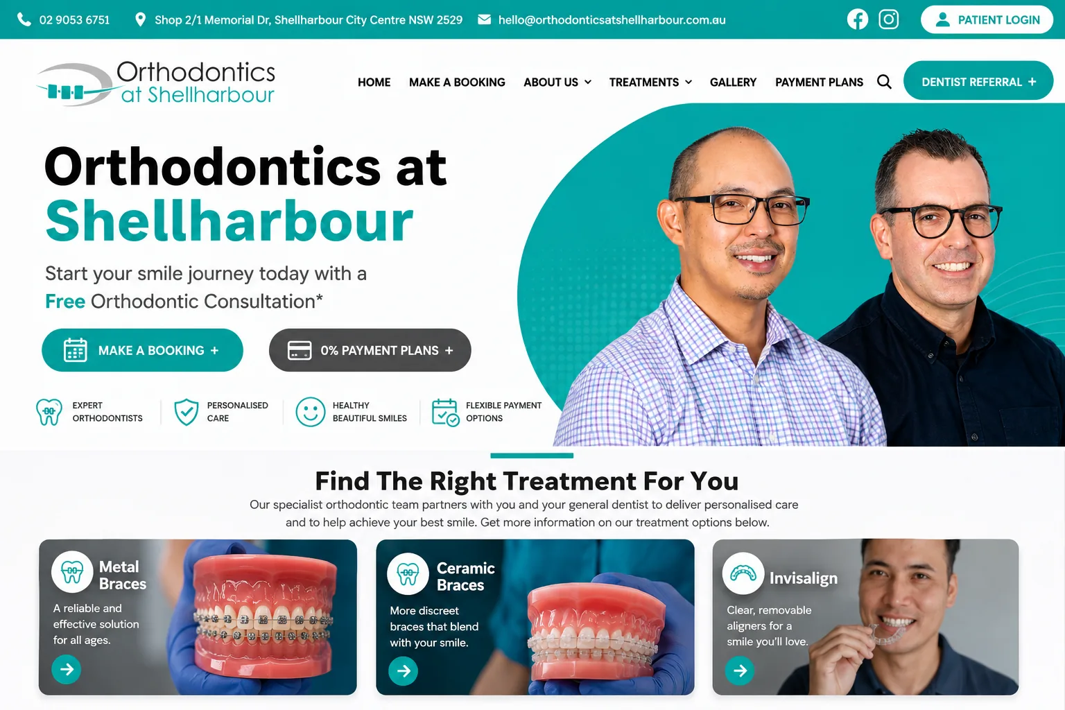 Orthodontics at Shellharbour - Orthodontics website