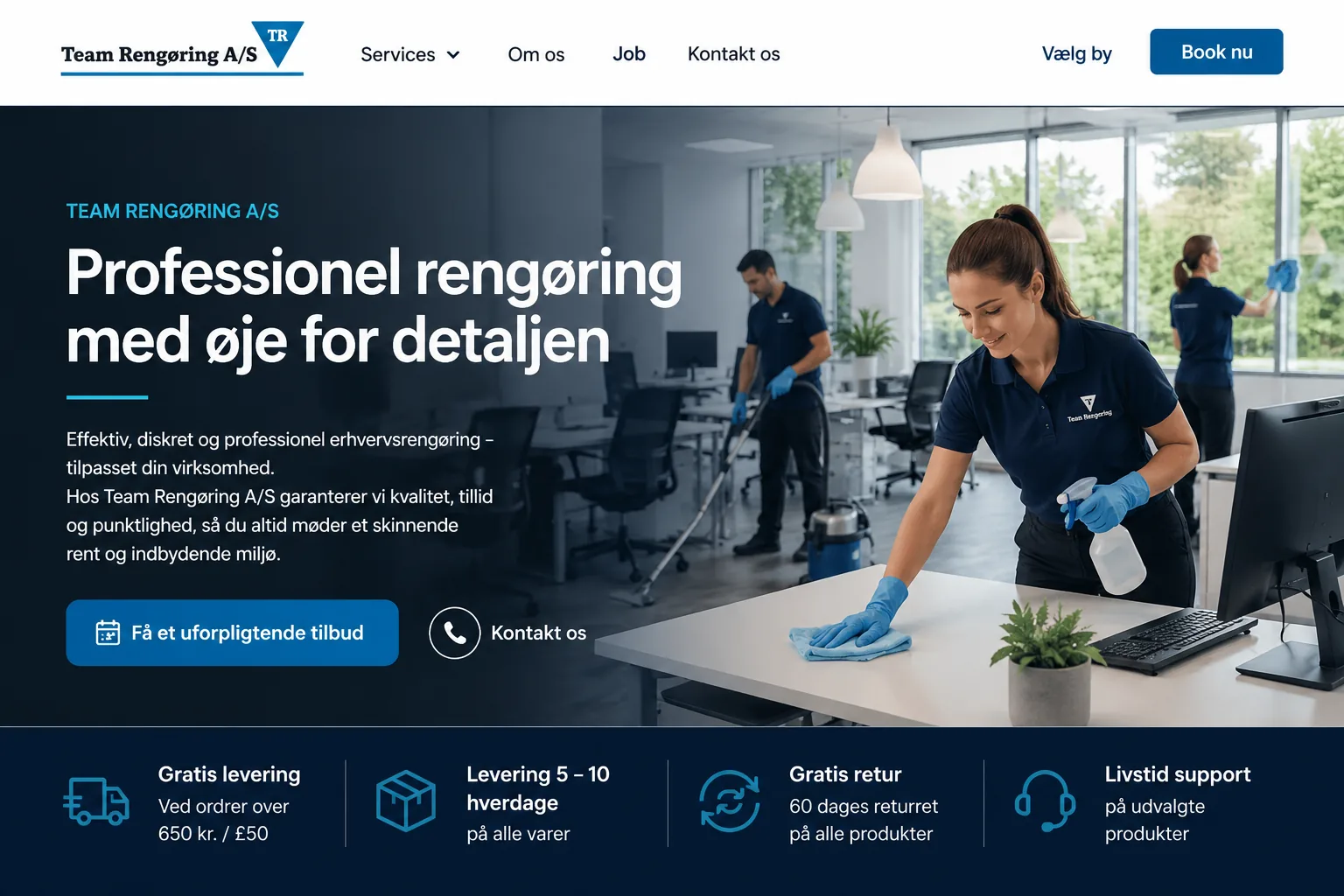 Team Rengoring - Danish services website